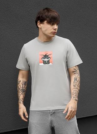 Чоловіча футболка з принтом staff sad cat