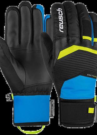 Рукавички чоловічі reusch venom r-tex xt blck/bril blu/safety yell розмір 10
