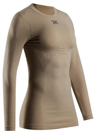 Термофутболка x-bionic mightywool shirt ls wms sand розмір int-l