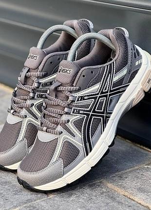 Чоловічі сірі кросівки asics gel kahana 8 grey white х асікс 42