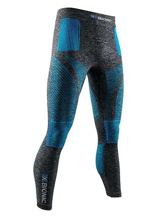 Термоштани x-bionic energy accumulator 4.0 pants dark grey/blue розмір int-xxl