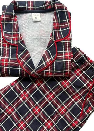 Женская теплая пижама cosy с начесом "oxford" m