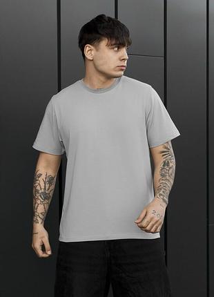 Мужская стильная футболка staff ma light gray