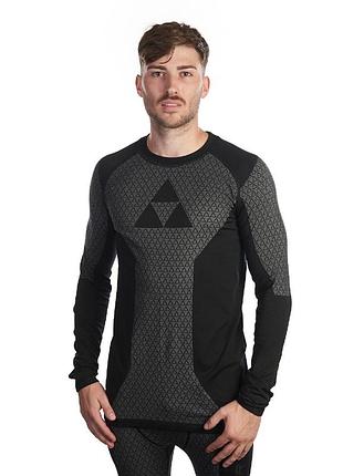 Термоштани fischer seamless basela ls shirt m black/anthracite розмір xxl