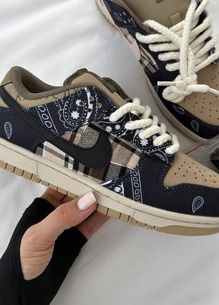 Кроссовки nike sb dunk travis scott premium 41