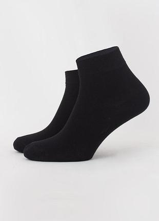 Шкарпетки укорочені чоловічі giulia ms2 soft premium classic 43/46 black-black