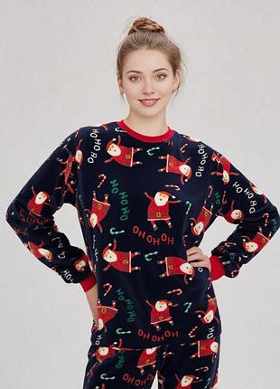 Піжама жіноча cosy тепла "santa" l