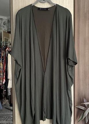 Кардиган кімоно join clothes великий розмір ,колір темна оливка