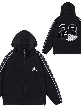 Куртка вітровка air jordan 23 колір чорний, розмір xl