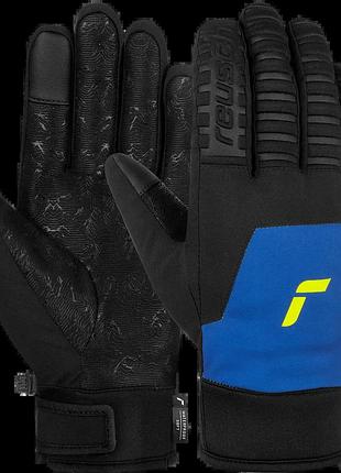 Рукавички чоловічі reusch raptor r-tex xt touch-tec olympian blue safety yell розмір 8