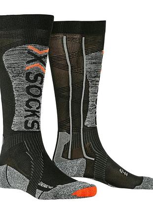Лижні шкарпетки x-socks ski energizer light 4.0 black / stone grey melange розмір 39-41