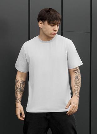 Мужская футболка классического кроя staff sa light gray