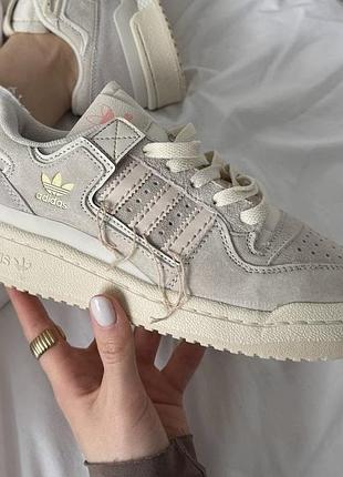 Кроссовки женские adidas forum beige 37