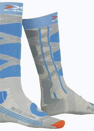 Лижні шкарпетки x-socks ski control 4.0 w melange turquoise розмір 41-42