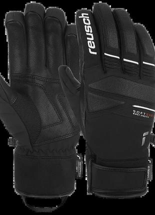 Рукавички чоловічі reusch thunder r-tex xt black white розмір 9