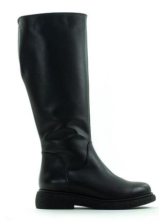 Чоботи женские зимние vilansi v8557 black leather 37 размер