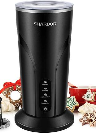 Электрический пенообразователь и пароварка shardor mf0801 с функцией подогрева, 4 в 1, 300 мл