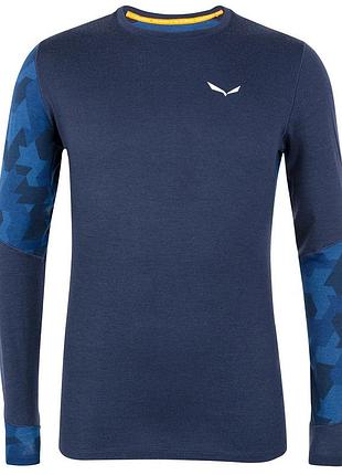 Термофутболка salewa cristallo l/s mns blue розмір s