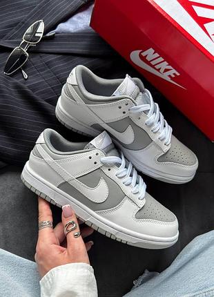 Nike dunk low white/grey