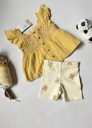 💛 новий комплект для дівчинки primark 0-3 міс 💛