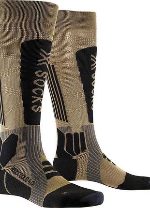 Лижні шкарпетки x-socks helixx gold 4.0 gold / black розмір 35-38