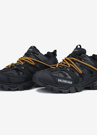 Balenciaga track trail laces black orange 36 37