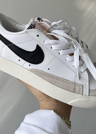Nike blazer low white black 37