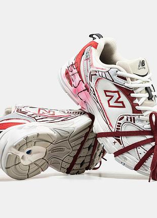 New balance 530 custom blood white 36 38