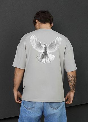 Мужская качественная футболка staff dove oversize