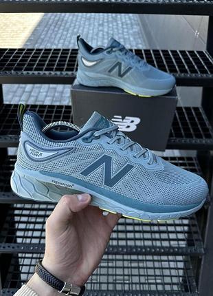 Кроссовки new balance fresh foam 860 синие с зеленым спортивные мужские нью баланс фреш фоам 860