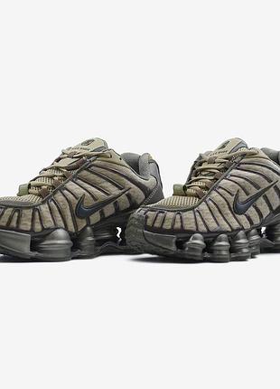 Nike shox tl khaki ironstone off noir 40 уценка