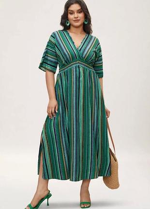 Міді сукня з віскози bloomchic