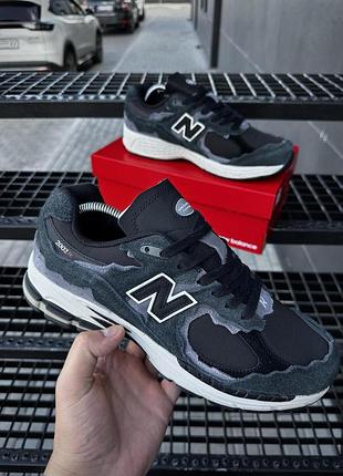 Кроссовки new balance 2002r темно-зеленые для мужчин удобная спортивная обувь на каждый день