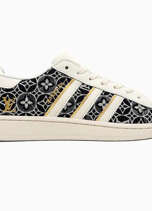 Adidas superstar x louis vuitton beige/black 36