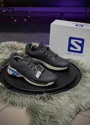 Кроссовки мужские salomon xt wings 2 саломон демисезонные серые с закрытым язычком удобные комфортные