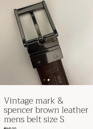 Ремень мужской двусторонний marks &amp; spenser 125 см