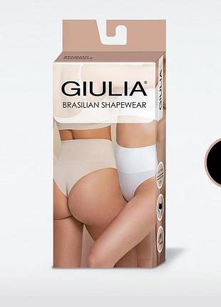 Безшовні трусики з широким коригуючим поясом giulia brazilian shapewear