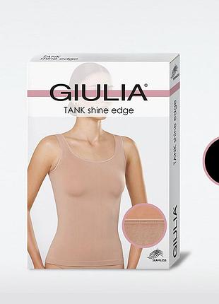 Классическая бесшовная майка из микрофибры tank shine edge