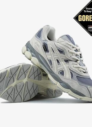 Asics gel-nyc cream oyster grey gore-tex 41