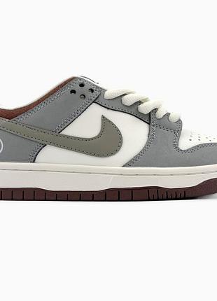 Nike sb dunk grey/white/brown