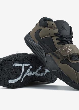 Jordan x travis scott cut the check jumpman jack dark mocha 36