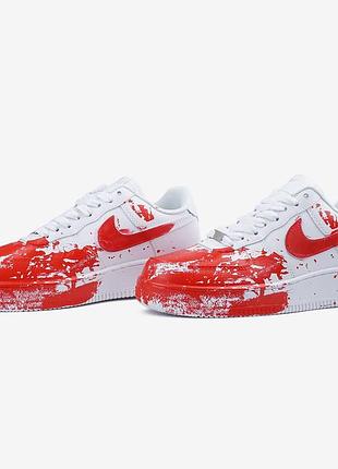 Nike air force 1 low custom blood 36 37