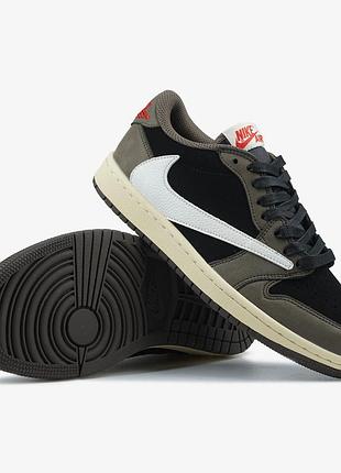 Jordan 1 low og sp travis scott brown mocha premium 36 37