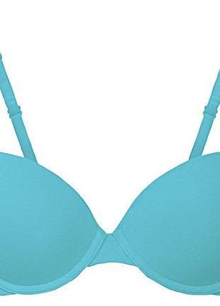 Бюстгальтер с уплотненными чашками для женщины esmara lycra® 357390 75b бирюзовый