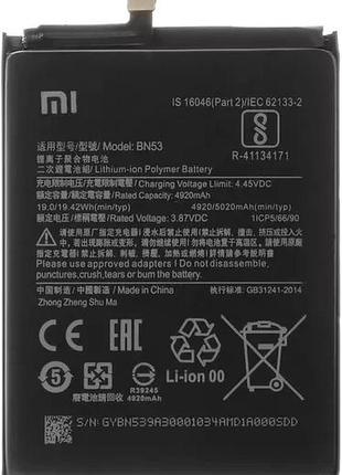 Акумулятор xiaomi redmi note 9 pro / bn53 (5020 mah)