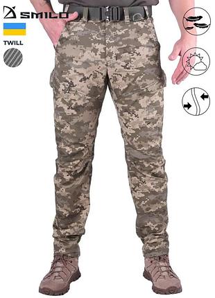 Тактические брюки smilo twill пиксель l