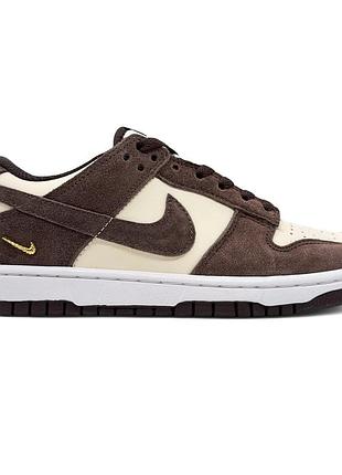 Кросівки nike dunk low pale ivory baroque brown 41