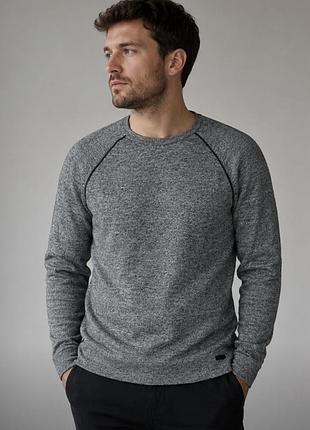 Крутий фірмовий меланжевий пуловер garsia jeans