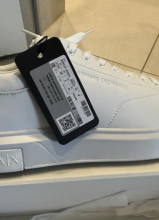 Кросівки armani exchange a|x білі оригінал нові шкіряні 43