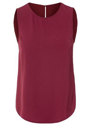 Блузка з коротким рукавом для жінки esmara lycra® 462862 34(xs) бордовий
